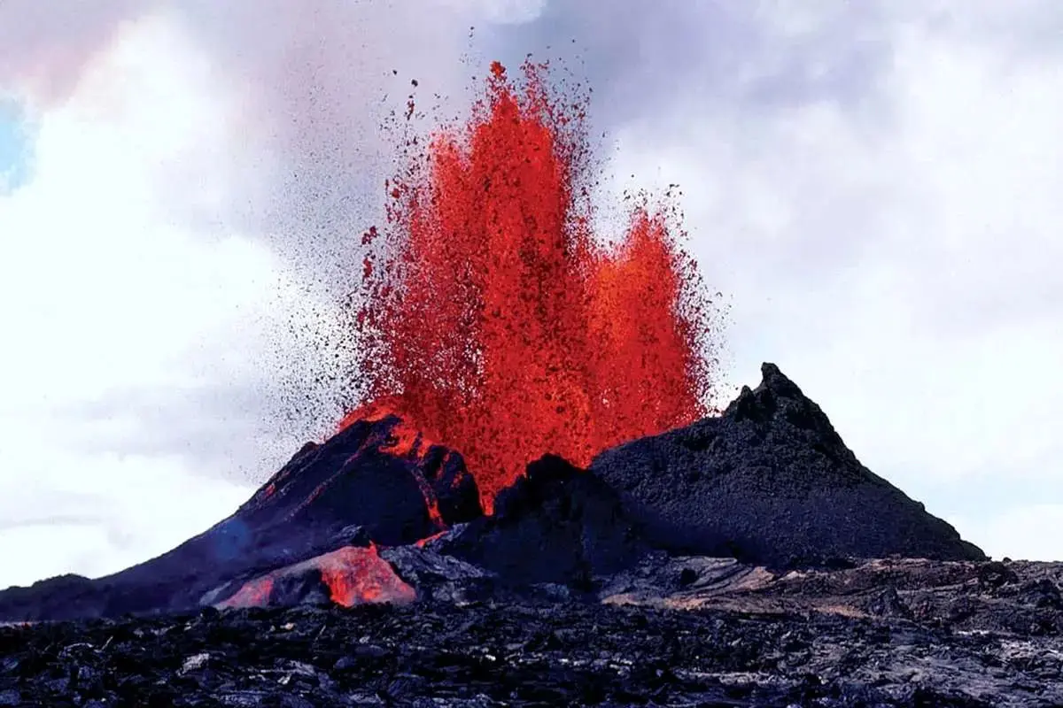  تایم‌لپس دیدنی از فوران گدازه‌های آتشفشان کیلاویا + ویدئو