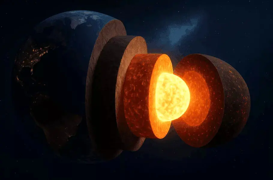 پس از نیم قرن، بالاخره راز هسته زمین فاش شد: چگونه سنگ جامد در عمق ۳۰۰۰ کیلومتری زیر پای ما مانند مایع جریان پیدا می‌کند؟