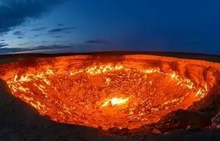 دروازه جهنم؛ شعله‌ای که ۵۰ سال است خاموش نمی‌شود! + ویدئو