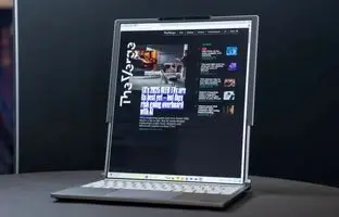 لنوو از اولین لپ‌تاپ رول‌شونده جهان با قیمت ۳۵۰۰ دلار رونمایی کرد + ویدئو