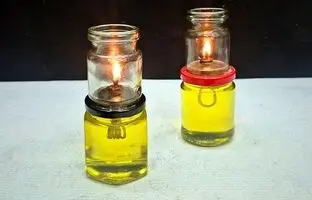 یک ایده خلاقانه برای ساخت شمع با روغن زیتون + ویدئو