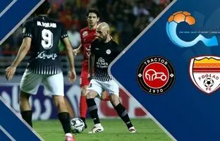 خلاصه بازی فولاد 1 - تراکتور 2 + ویدئو