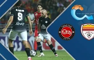 خلاصه بازی فولاد 1 - تراکتور 2 + ویدئو