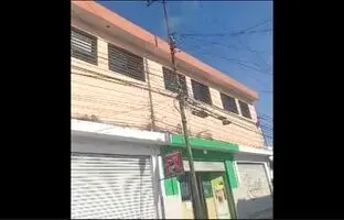 (ویدئو) لحظه برق گرفتگی مار روی کابل فشار قوی