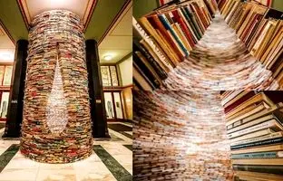 معماری خیره کننده برج ورودی کتابخانه‌ی ملی پراگ، جمهوری چک + ویدئو