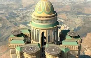  بزرگترین هتل جهان در عربستان که ۴ باند فرود هواپیما دارد + ویدئو