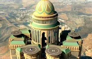  بزرگترین هتل جهان در عربستان که ۴ باند فرود هواپیما دارد + ویدئو