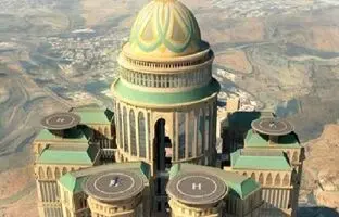  بزرگترین هتل جهان در عربستان که ۴ باند فرود هواپیما دارد + ویدئو