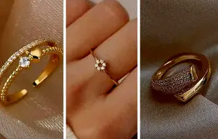 ۱۵ مدل جذاب و ساده حلقه ازدواج طلا + تصاویر