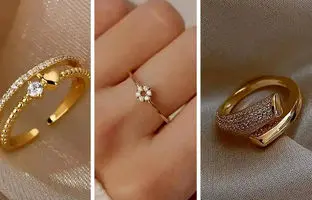 ۱۵ مدل جذاب و ساده حلقه ازدواج طلا + تصاویر