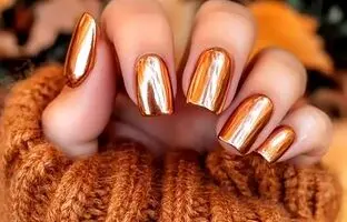چند طرح ناخن متناسب با فصل پاییز 