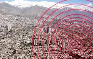لحظه وقوع زمین لرزه ۴.۸ ریشتری در گرمسار + ویدئو