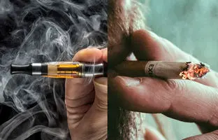  سیگار الکترونیکی یا سیگار معمولی؛ کدام‌یک کم‌خطرتر است؟ + ویدئو