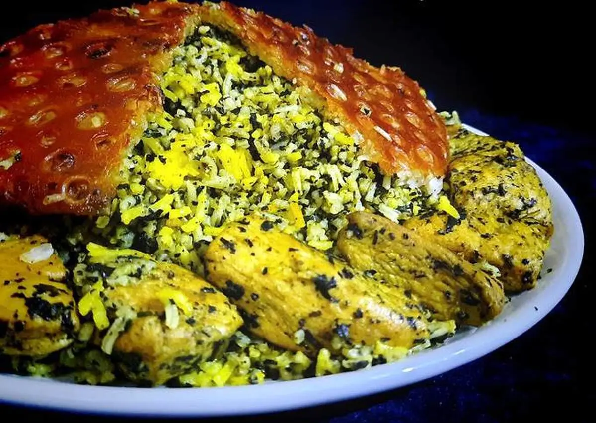 طرز تهیه یک پلوی مخلوط خوشمزه با اسفناج 