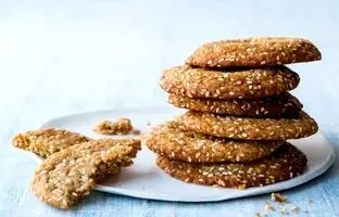 خوشمزه بپزید؛ طرز تهیه کوکی ارده ؛ یک میان وعده مقوی و رژیمی