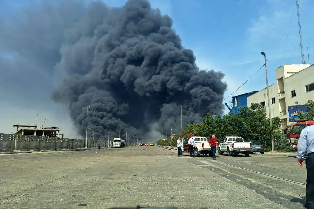  آتش‌ بندرشهید رجایی مهار شد