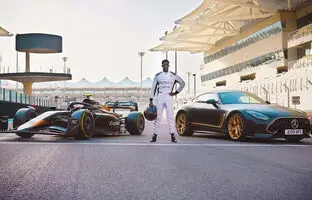مدل ویژه مرسدس 63 AMG GT معرفی شد؛ حاصل پروژه سینمایی با بازی برد پیت