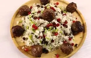 با کوفته ریزه و انار یک پلوی متفاوت برای شب یلدا درست کن + فوت و فن