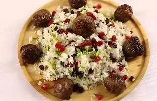 با کوفته ریزه و انار یک پلوی متفاوت برای شب یلدا درست کن + فوت و فن