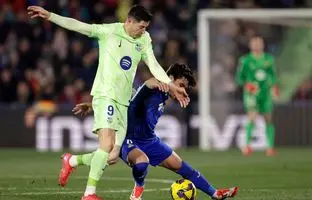 خلاصه بازی ختافه ۱ - بارسلونا ۱ + ویدئو