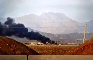 لحظه حمله اسرائیل به سایت هسته ای نطنز با بمب سنگرشکن + ویدئو