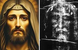 (ویدئو) بازسازی چهره‌‌ی عیسی مسیح با کمک هوش مصنوعی با تحلیل کفن مرموز تورین 