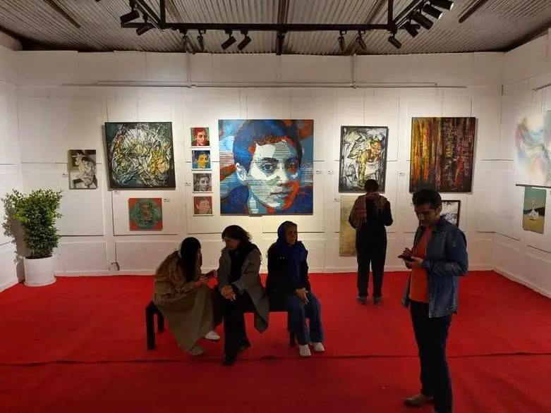 
نقاشی «مریم میرزاخانی» در نمایشگاه گروهی «برخیز که می رود زمستان» به نمایش درآمد
