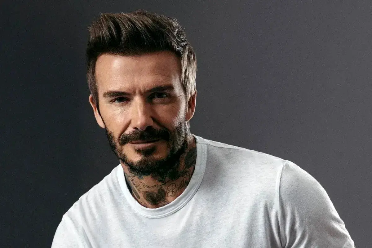 استایل جذاب دیوید بکام در تولد ۵۰ سالگی + تصویر