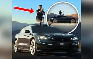 نمایش کیفیت خودروهای چینی با اساتید کونگ فو!+ ویدئو