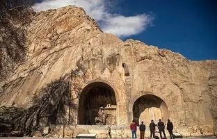  محوطه تاریخی طاق بستان؛ یادگار دورهٔ ساسانی + تصویر