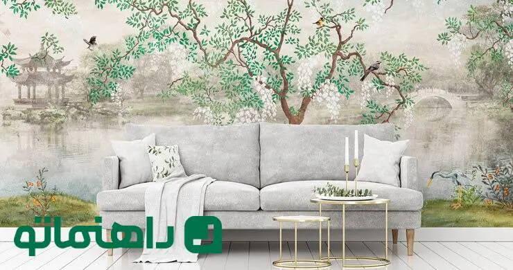 زیباترین کاغذ دیواری برای پذیرایی ؛ بازگشت قدرتمند کاغذ دیواری در ترندهای جدید دکوراسیون داخلی