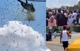  بارش دلار از آسمان! + ویدئو