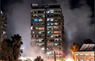 حمله اسرائیل به نزدیکی سفارت ایران در سوریه + ویدئو