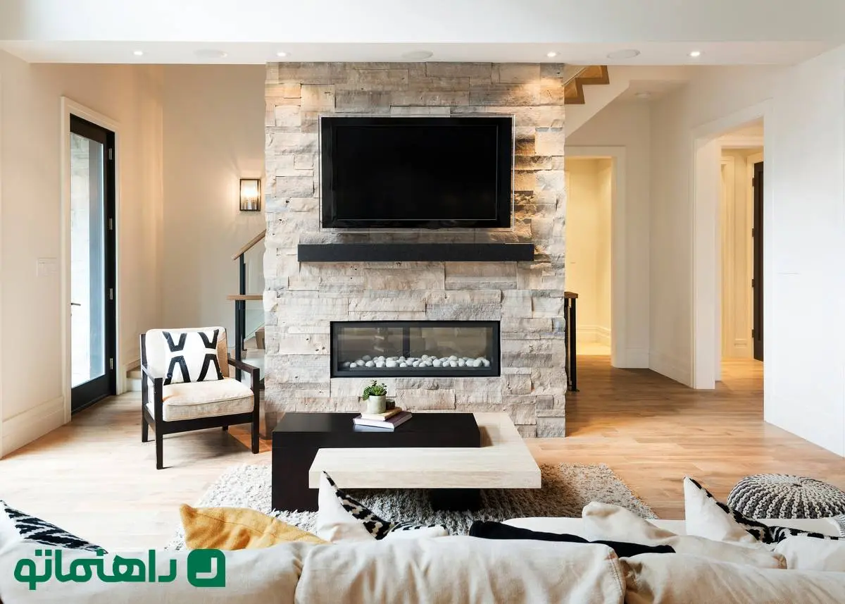 ترندهای دکوراسیون 2025 ؛ دیوار پشت تلویزیون را خاص ‌تر کنید!