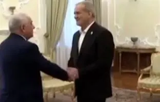 استقبال رئیس جمهور به زبان ترکی از هیأت جمهوری آذربایجان + ویدئو