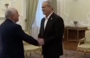 استقبال رئیس جمهور به زبان ترکی از هیأت جمهوری آذربایجان + ویدئو