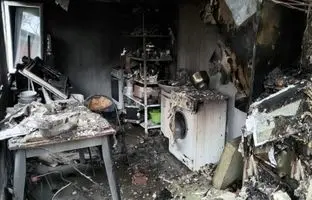 اولین تصاویر از محل انفجار صبح امروز در غرب تهران +ویدئو