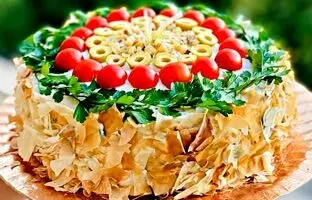 خوشمزه بپزید؛ سالاد پیازچه قالبی، سالاد شیک و خوشمزه برای مهمانی