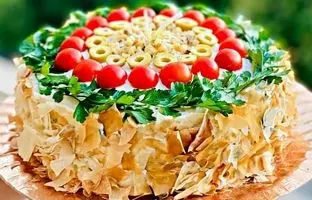 خوشمزه بپزید؛ سالاد پیازچه قالبی، سالاد شیک و خوشمزه برای مهمانی