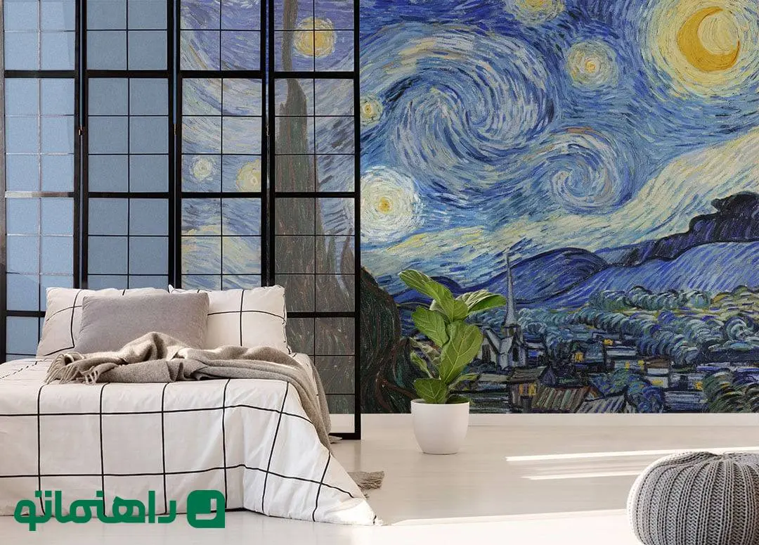 پالت رنگی در دکوراسیون داخلی: تجربه ای خاص از معروف ترین نقاشی ها