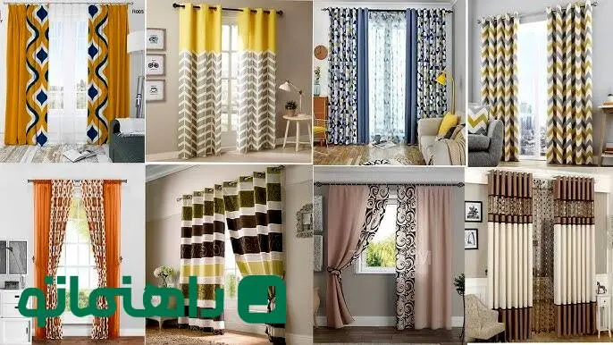 طرح پرده پذیرایی ؛ زیباترین پرده ها برای شاد کردن فضای اتاق نشیمن