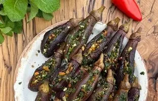 طرز تهیه ترشی بادمجان