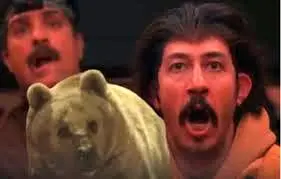 مراحل گریم دلخراش دستِ بهتاش در مبارزه با خرس + ویدئو