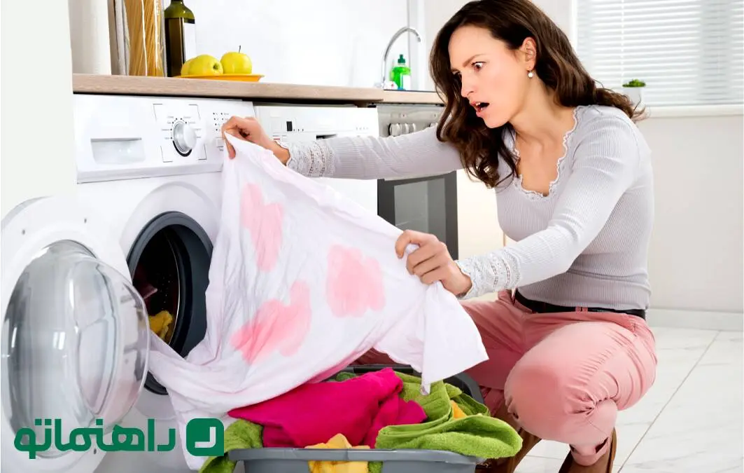چگونه لباس‌هایی که درون ماشین لباس‌شویی رنگ گرفتند را پاک کنیم؟