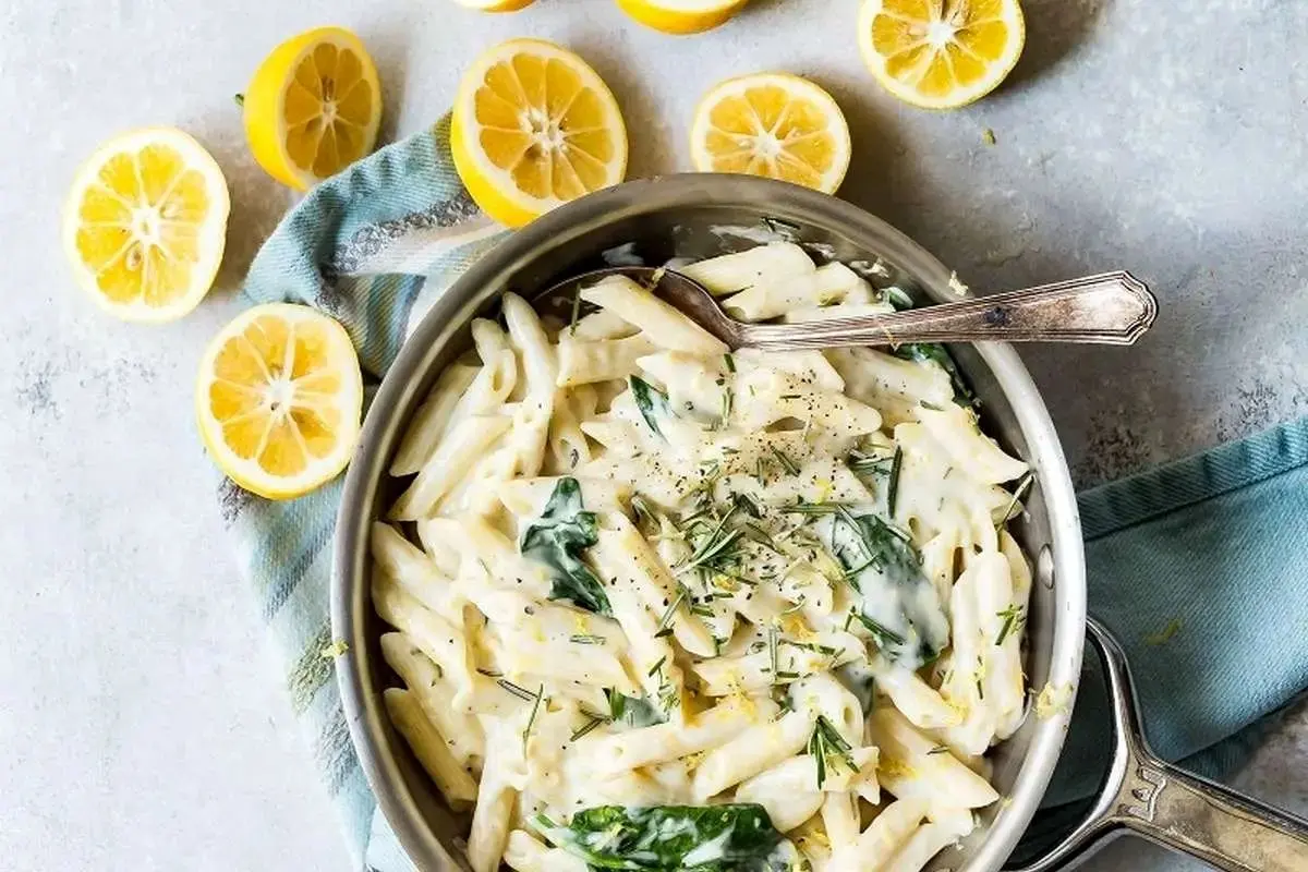 طرز تهیه پاستا مرغ و لیمو، تجربه‌ای جذاب از پاستا