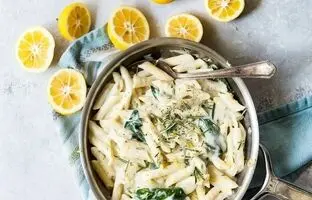 طرز تهیه پاستا مرغ و لیمو، تجربه‌ای جذاب از پاستا