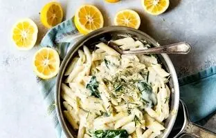 طرز تهیه پاستا مرغ و لیمو، تجربه‌ای جذاب از پاستا