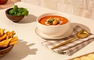 طرز تهیه سوپ گوجه فرنگی فرانسوی
