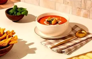 طرز تهیه سوپ گوجه فرنگی فرانسوی
