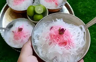 خوشمزه بپزید؛ تهیه فالوده شیرازی خانگی + ویدئو